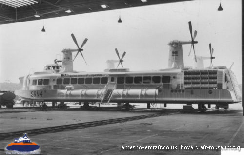 SRN4 prototype GH-2007 -  (credit: The <a href='http://www.hovercraft-museum.org/' target='_blank'>Hovercraft Museum Trust</a>).